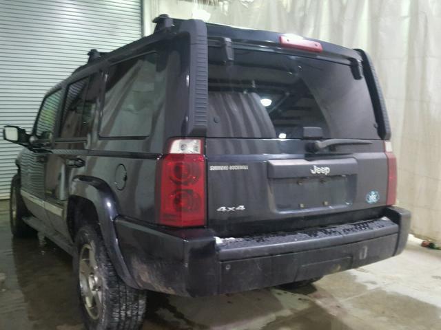 1J4RG4GK9AC125672 - 2010 JEEP COMMANDER BLACK photo 3