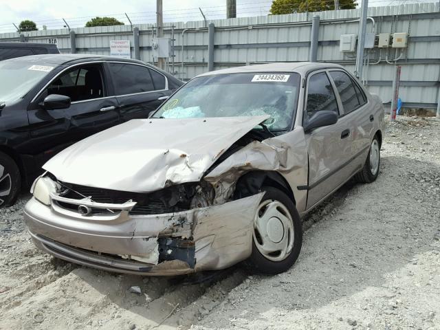 2T1BR12E6XC113528 - 1999 TOYOTA COROLLA VE BEIGE photo 2