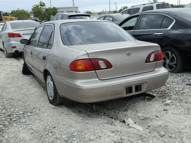 2T1BR12E6XC113528 - 1999 TOYOTA COROLLA VE BEIGE photo 3