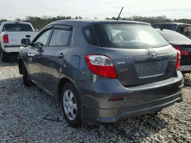 2T1KU4EE8AC364456 - 2010 TOYOTA COROLLA MA GRAY photo 3