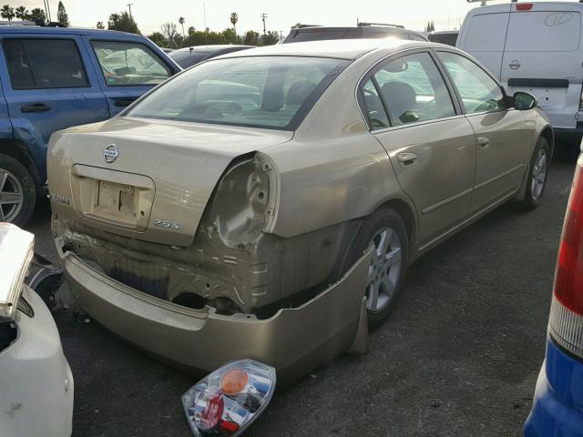 1N4AL11D44C141800 - 2004 NISSAN ALTIMA BAS GOLD photo 4