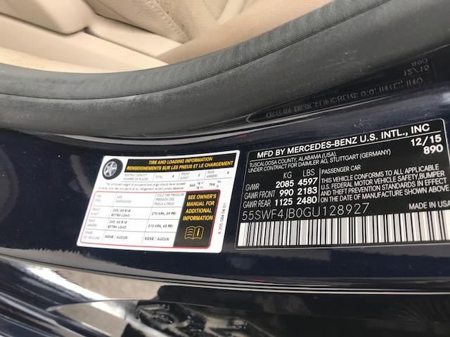 55SWF4JB0GU128927 - 2016 MERCEDES-BENZ C 300 BLUE photo 10