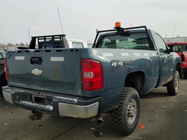 1GCHK44K39E100349 - 2009 CHEVROLET SILVERADO GRAY photo 4