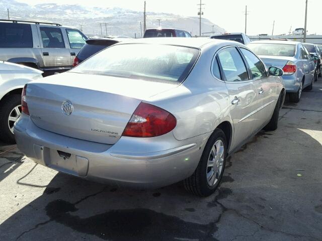 2G4WC582671123378 - 2007 BUICK LACROSSE C SILVER photo 4