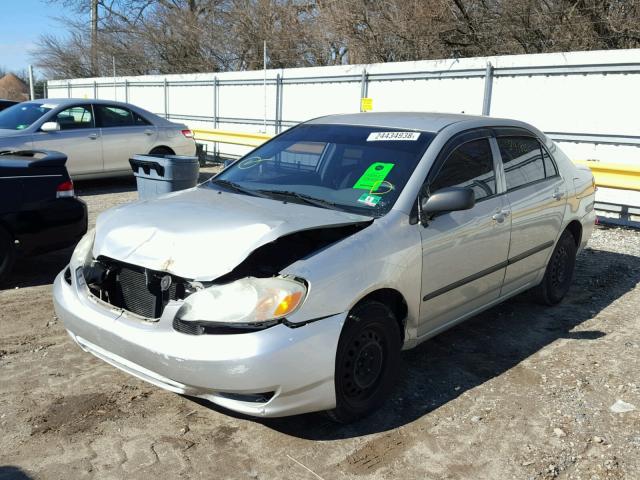 2T1BR32EX3C029833 - 2003 TOYOTA COROLLA CE SILVER photo 2