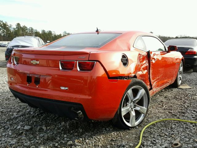 2G1FT1EW8B9125446 - 2011 CHEVROLET CAMARO 2SS ORANGE photo 4