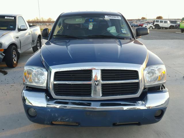 1D7HE48J36S509740 - 2006 DODGE DAKOTA QUA BLUE photo 9