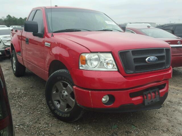 1FTRF02206KA58773 - 2006 FORD F150 RED photo 1