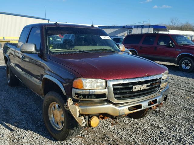 2GTEK19T731342735 - 2003 GMC NEW SIERRA MAROON photo 1