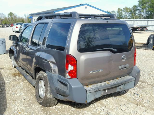 5N1AN08U36C519964 - 2006 NISSAN XTERRA OFF GRAY photo 3