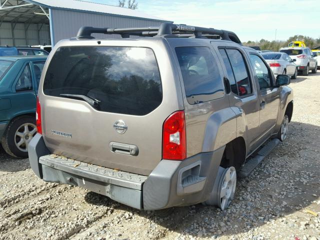 5N1AN08U36C519964 - 2006 NISSAN XTERRA OFF GRAY photo 4