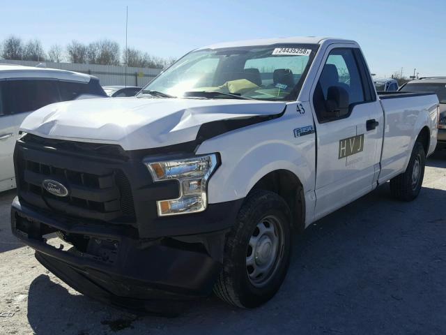 1FTMF1C84GKD09394 - 2016 FORD F150 WHITE photo 2