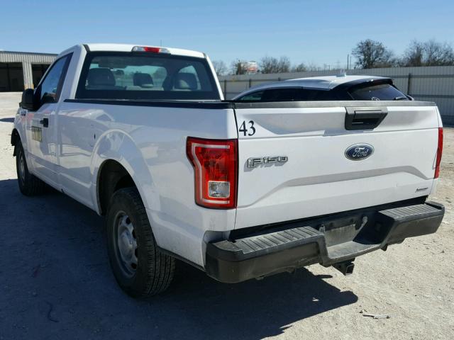 1FTMF1C84GKD09394 - 2016 FORD F150 WHITE photo 3