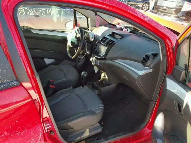 KL8CD6S92FC738897 - 2015 CHEVROLET SPARK 1LT RED photo 5