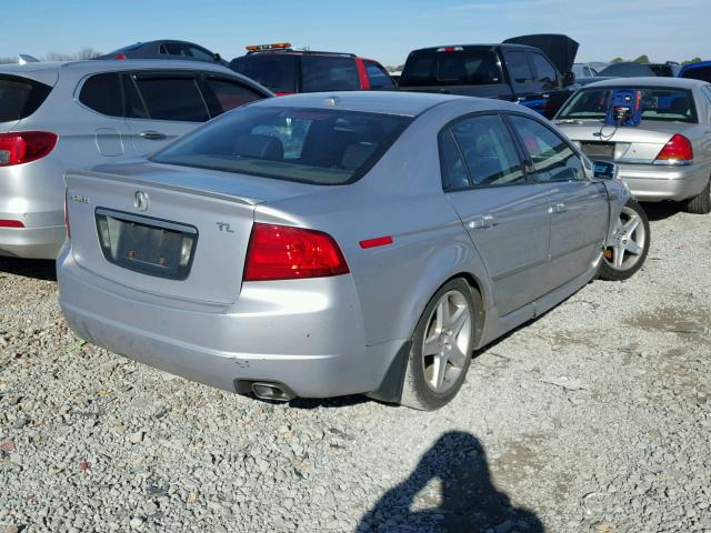 19UUA66264A070677 - 2004 ACURA TL SILVER photo 4