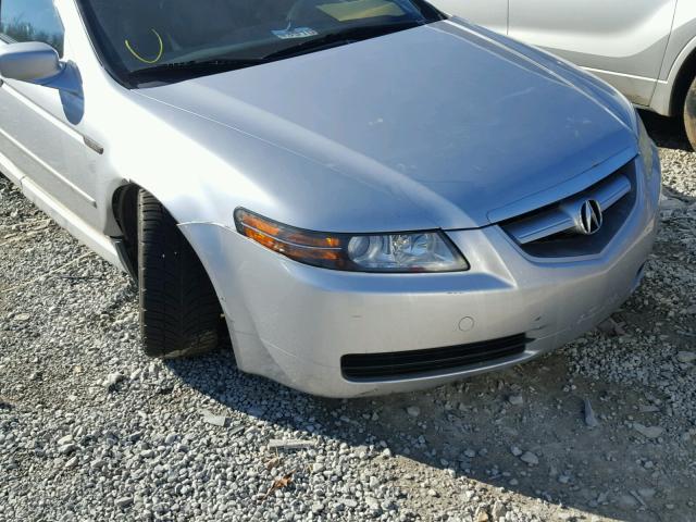 19UUA66264A070677 - 2004 ACURA TL SILVER photo 9