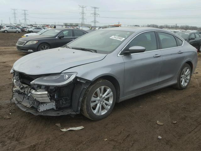 1C3CCCAB7FN539673 - 2015 CHRYSLER 200 LIMITE SILVER photo 2