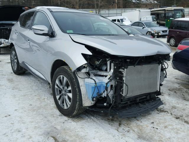 5N1AZ2MH1GN104463 - 2016 NISSAN MURANO S SILVER photo 1