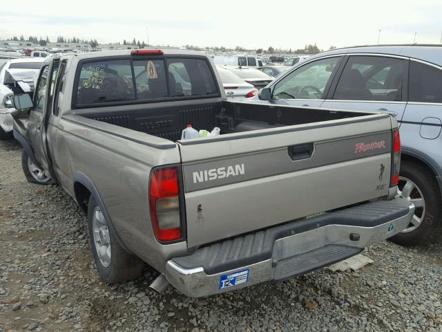 1N6DD26S7YC374106 - 2000 NISSAN FRONTIER K BEIGE photo 3