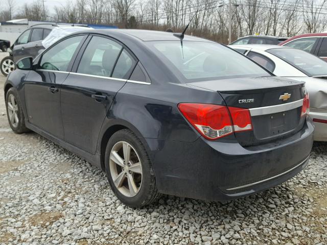 1G1PG5SC0C7287987 - 2012 CHEVROLET CRUZE LT BLACK photo 3