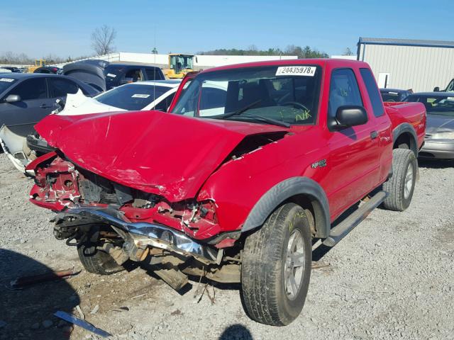 1FTZR45EX4PB51935 - 2004 FORD RANGER SUP RED photo 2