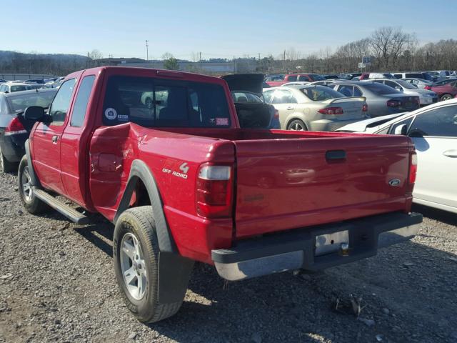 1FTZR45EX4PB51935 - 2004 FORD RANGER SUP RED photo 3