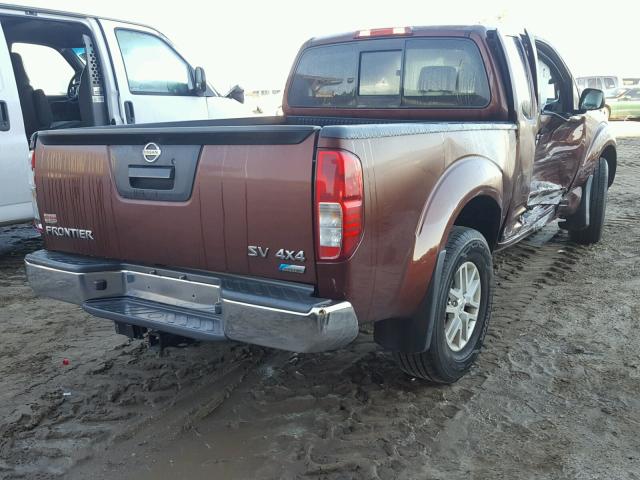 1N6DD0CWXHN702036 - 2017 NISSAN FRONTIER S BROWN photo 4