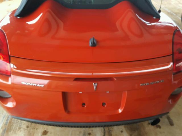 1G2MB35B08Y102830 - 2008 PONTIAC SOLSTICE ORANGE photo 6