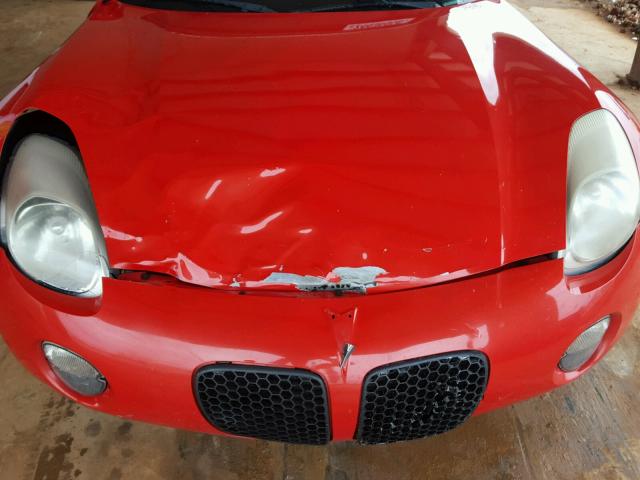 1G2MB35B08Y102830 - 2008 PONTIAC SOLSTICE ORANGE photo 7