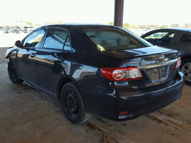 2T1BU4EE3BC595685 - 2011 TOYOTA COROLLA BA BLACK photo 3