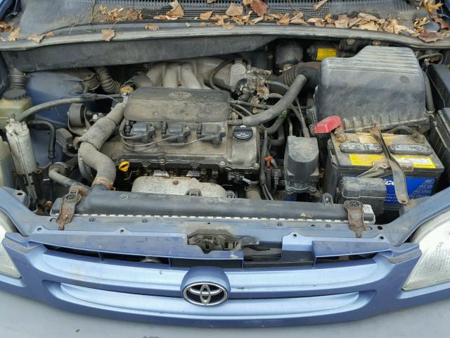 4T3ZF13C1XU121207 - 1999 TOYOTA SIENNA LE BLUE photo 7