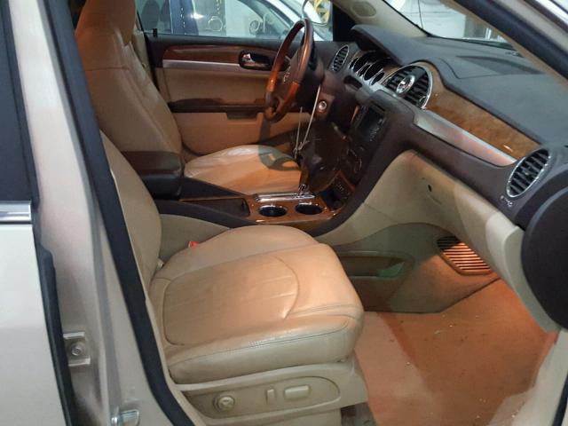 5GAEV23758J233889 - 2008 BUICK ENCLAVE CX GOLD photo 5