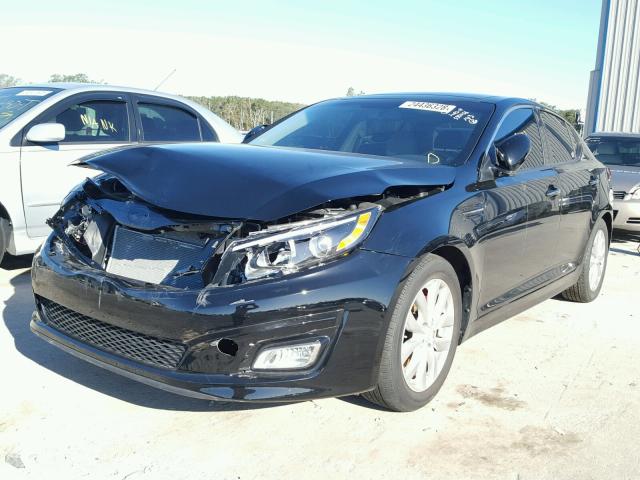 5XXGN4A70FG440472 - 2015 KIA OPTIMA EX BLACK photo 2