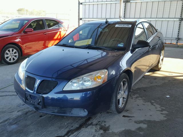 1G2ZG57N694145863 - 2009 PONTIAC G6 BLUE photo 2