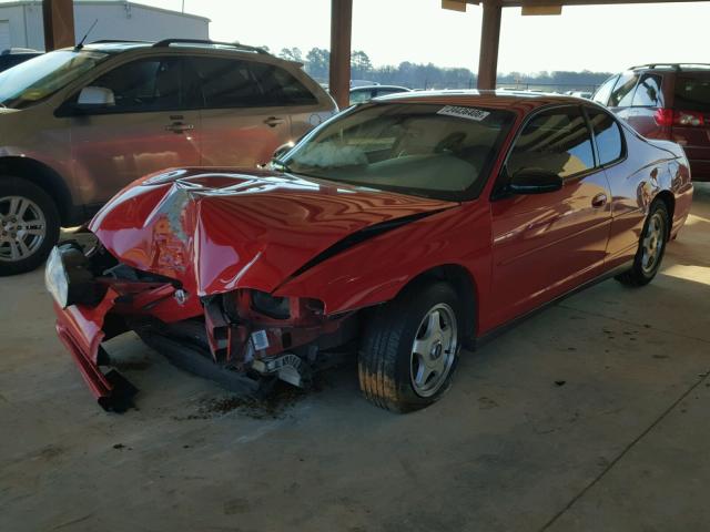 2G1WW12E439397416 - 2003 CHEVROLET MONTE CARL RED photo 2