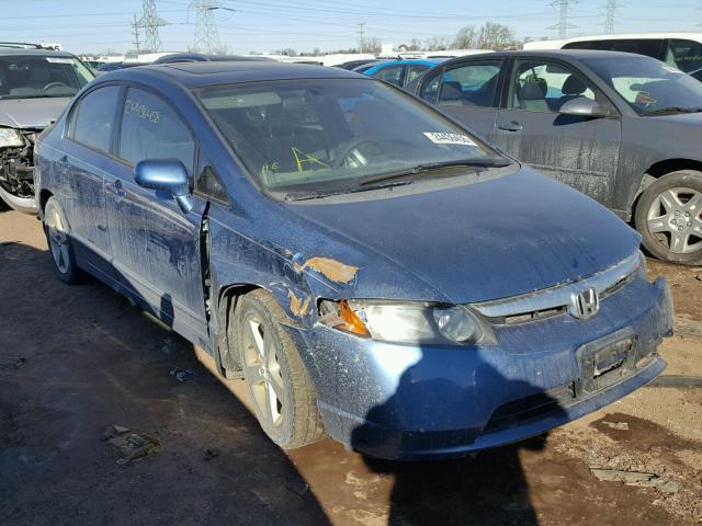 1HGFA16877L057624 - 2007 HONDA CIVIC EX ლურჯი ფოტო 1