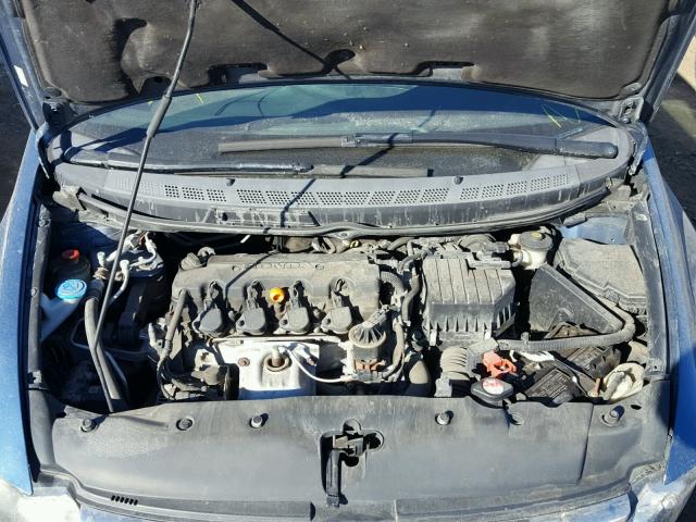 1HGFA16877L057624 - 2007 HONDA CIVIC EX ლურჯი ფოტო 7