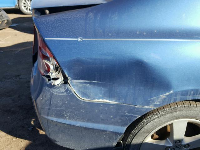 1HGFA16877L057624 - 2007 HONDA CIVIC EX ლურჯი ფოტო 9