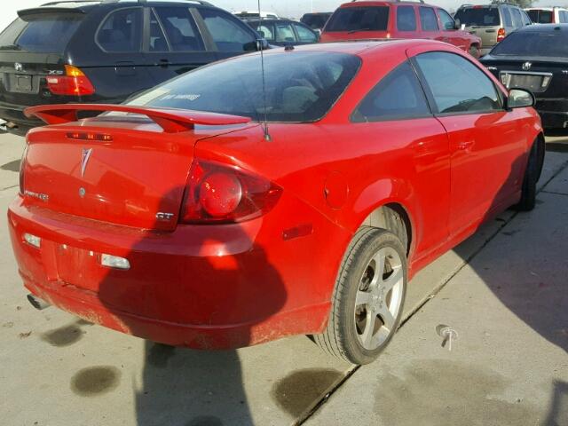 1G2AN15B077289019 - 2007 PONTIAC G5 GT RED photo 4