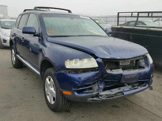 WVGBC67L54D030978 - 2004 VOLKSWAGEN TOUAREG 3. BLUE photo 1