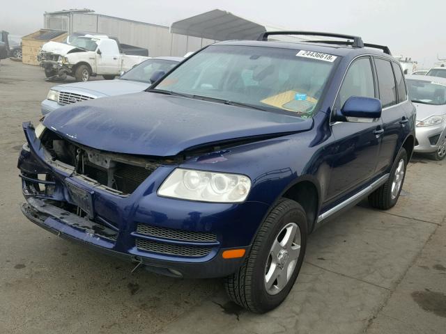 WVGBC67L54D030978 - 2004 VOLKSWAGEN TOUAREG 3. BLUE photo 2