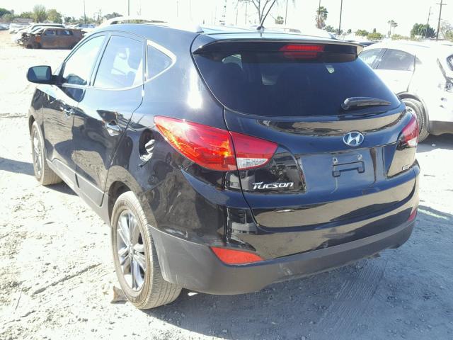 KM8JUCAGXFU103025 - 2015 HYUNDAI TUCSON LIM BLACK photo 3