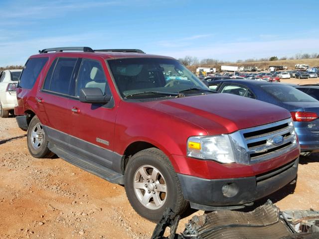 1FMFU16517LA36758 - 2007 FORD EXPEDITION RED photo 1