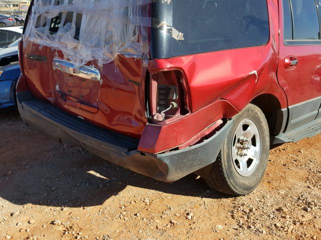 1FMFU16517LA36758 - 2007 FORD EXPEDITION RED photo 9