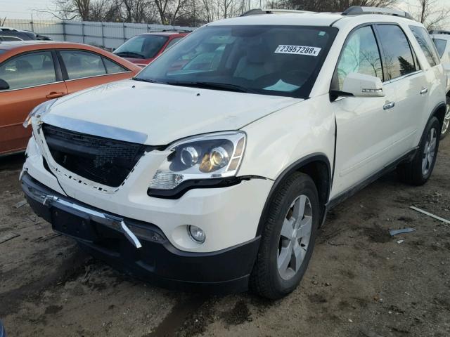 1GKKVRED1CJ122704 - 2012 GMC ACADIA SLT თეთრი ფოტო 2
