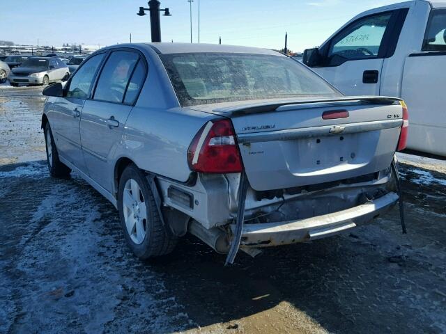 1G1ZT51846F126389 - 2006 CHEVROLET MALIBU LT SILVER photo 3