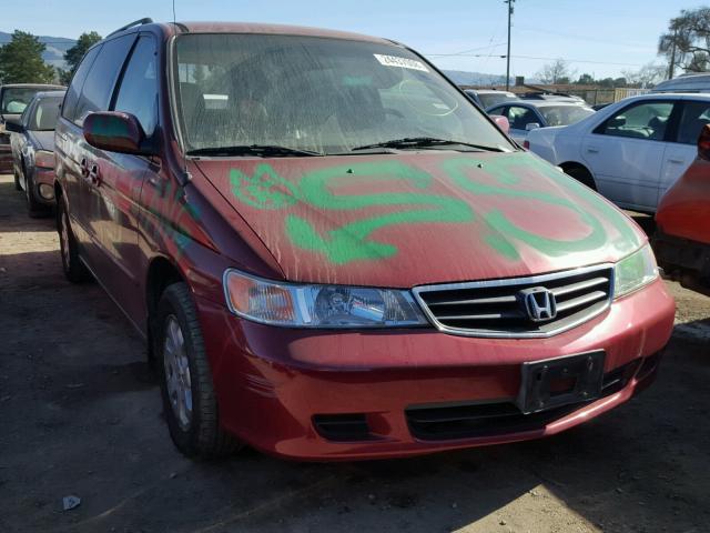 5FNRL18752B018696 - 2002 HONDA ODYSSEY EX MAROON photo 1