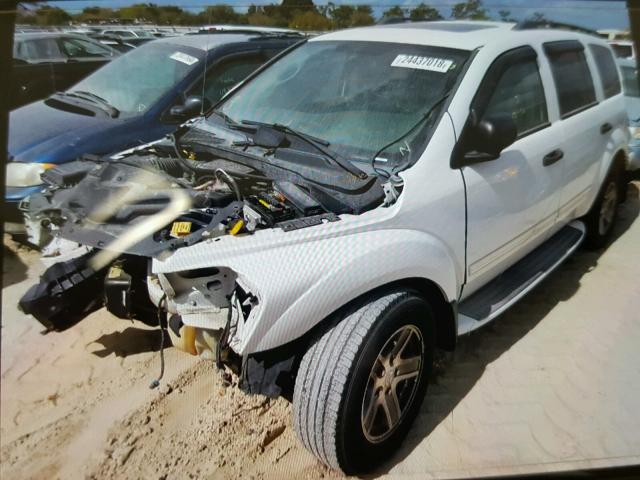 1D4HD58D25F600893 - 2005 DODGE DURANGO LI WHITE photo 2