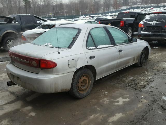 1G1JC52F357134907 - 2005 CHEVROLET CAVALIER SILVER photo 4