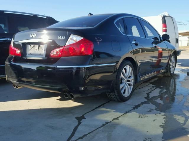 JNKCY01E79M801531 - 2009 INFINITI M35 BASE BLACK photo 4